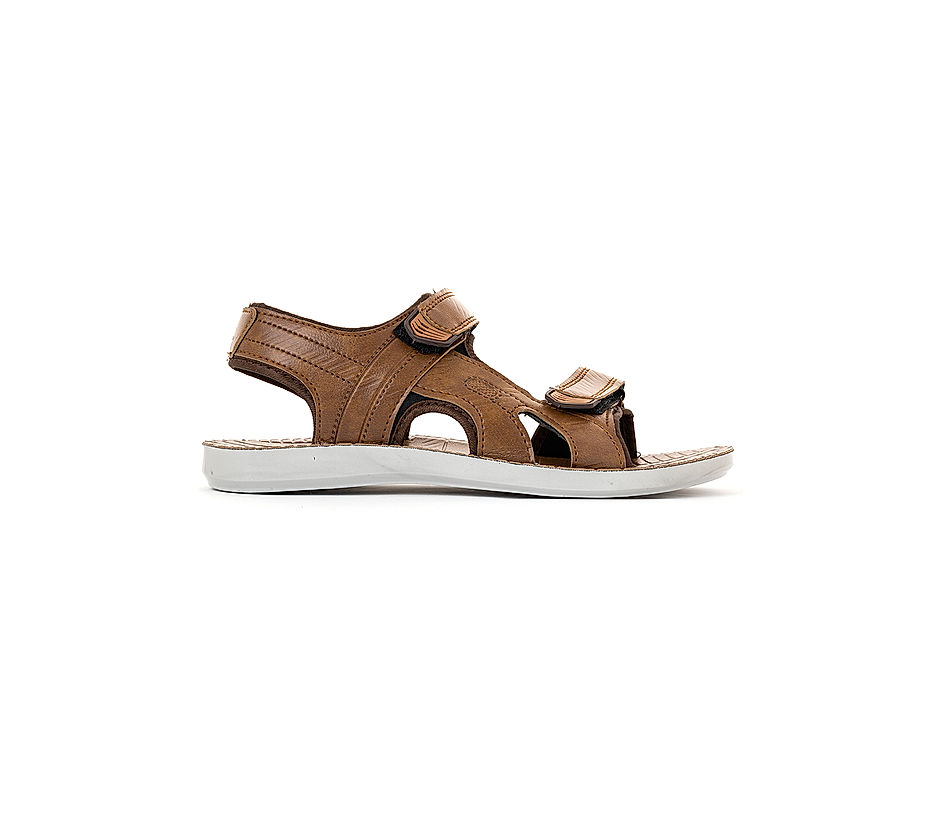 KHADIM Brown Floaters Kitto Sandal for Men (4731073)