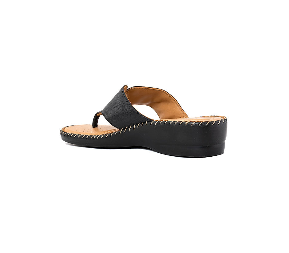 Buy online Black Pu Platform Wedge Sandals from heels for Women by Truffle  Collection for ₹1139 at 40% off | 2024 Limeroad.com