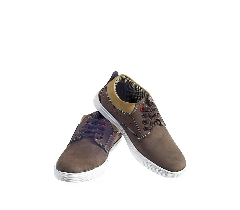 KHADIM Pedro Brown Sneakers Casual Shoe for Boys - 8-13 yrs (2752734)