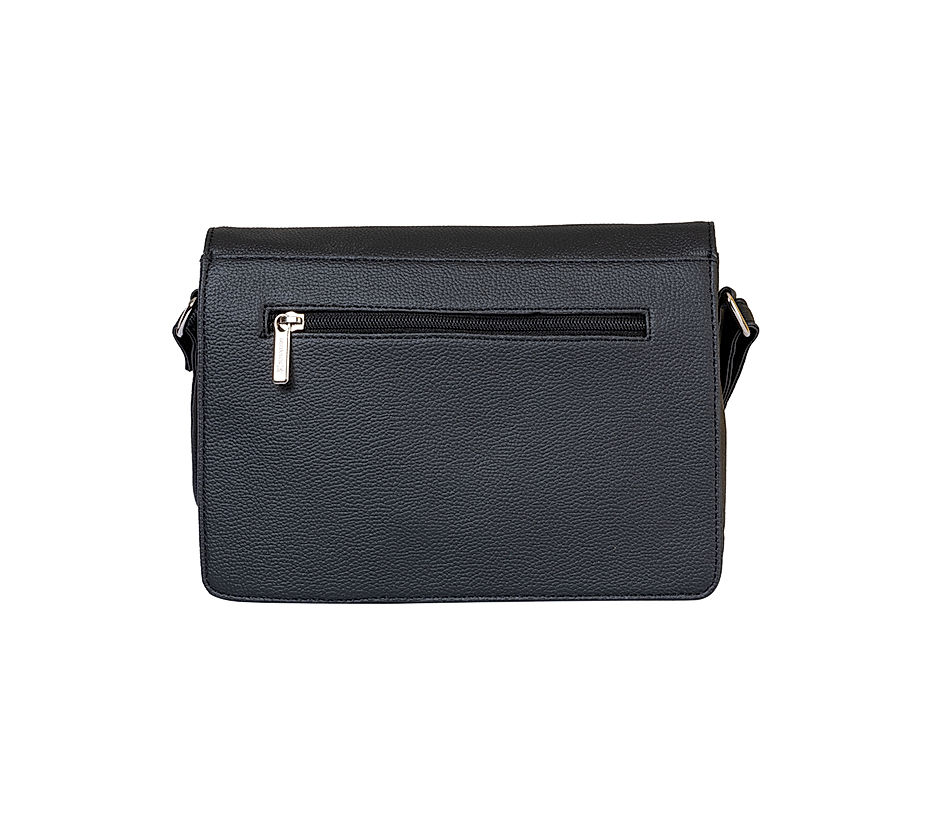 Black Woven Vegan Leather Shopper Bag Large Handbag Soft Purse for Work |  Baginning