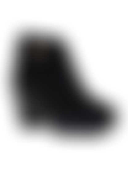 KHADIM Cleo Black Block Heel Jodhpur Boots for Women (2746256)